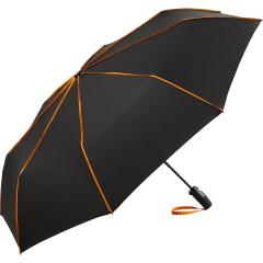 AOC-Oversize-Taschenschirm FARE®-Seam schwarz-orange