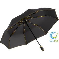 Mini umbrella FARE®-AOC-Mini Style black-yellow