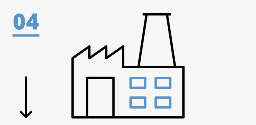Icon mit einem Paket