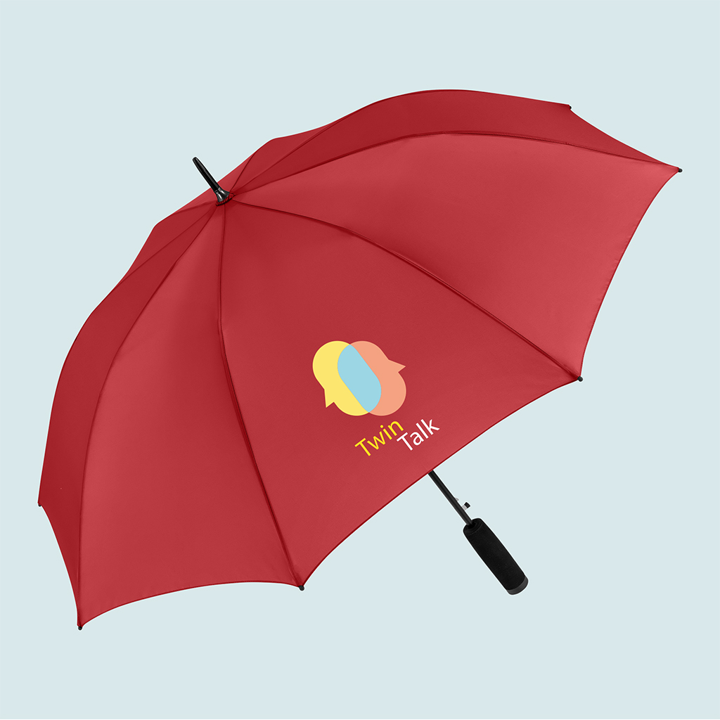  FARE® AC-Stockschirm offene Außenansicht