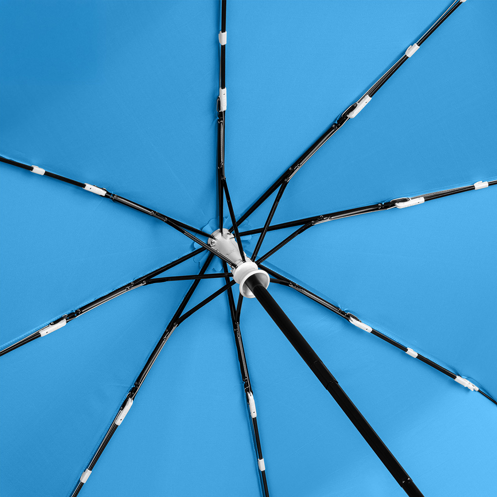 Taschenschirm FARE Whiteline Innenansicht offen