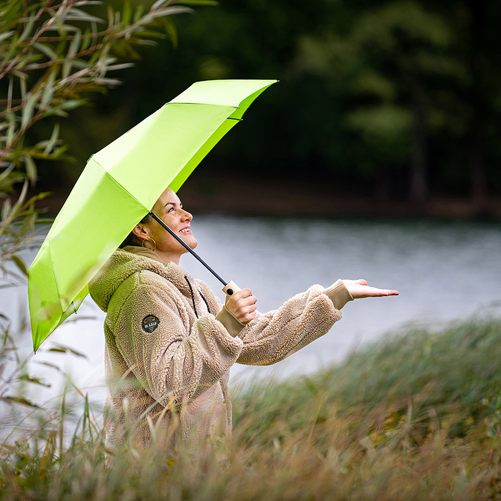 AC-Taschenschirm ÖkoBrella Anwendung 