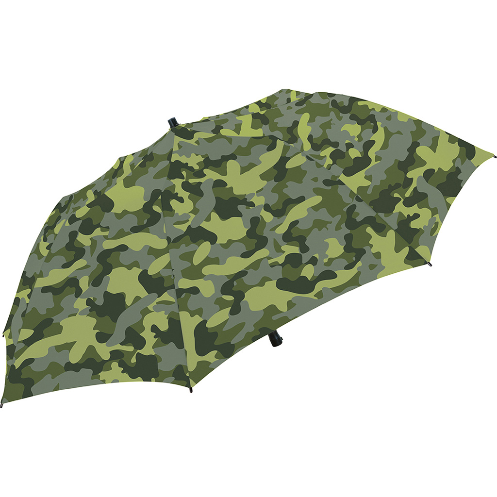 Beach parasol Travelmate Camper olive-combi opened