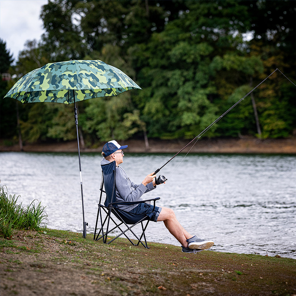 Beach parasol Travelmate Camper in function