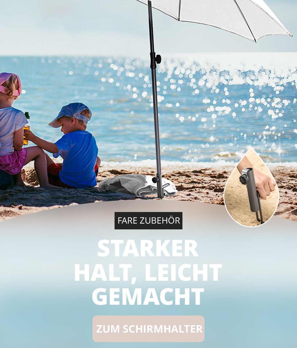 FARE Erdspieß Schirmhalterung