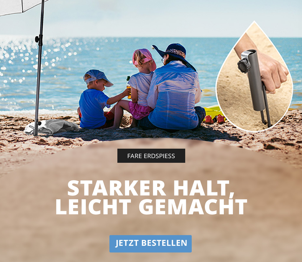 FARE Erdspieß Schirmhalterung