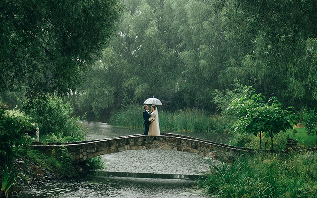 Regenschirm für die Hochzeit - Hochzeitsschirm für Braut und Bräutigam