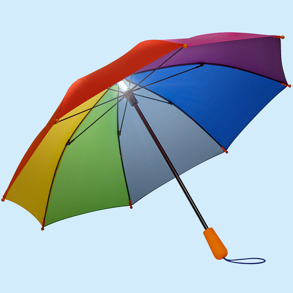 FARE Kinder Stockschirm mit Licht 6949