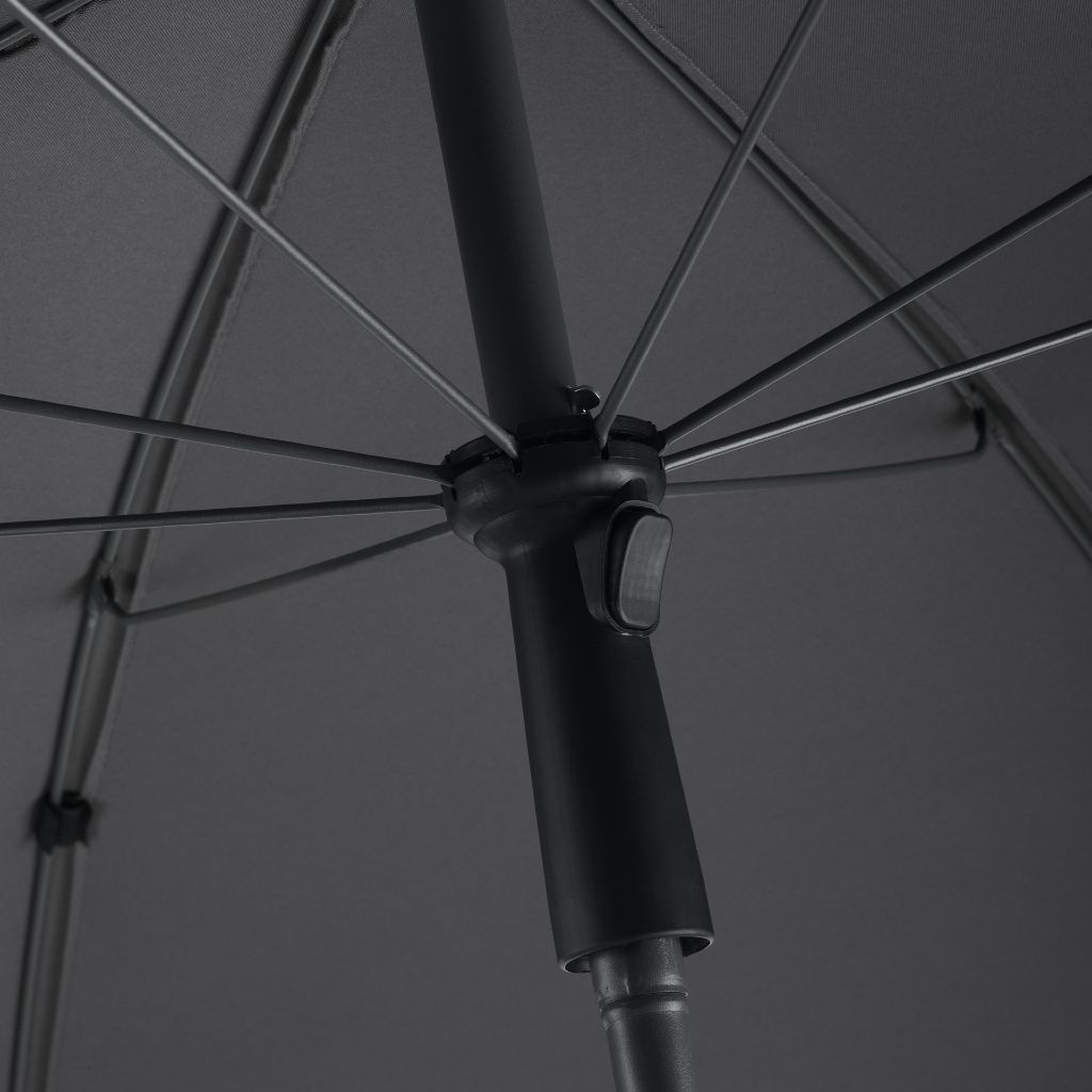 FARE Sonnenschirm Grau Detail Gestell