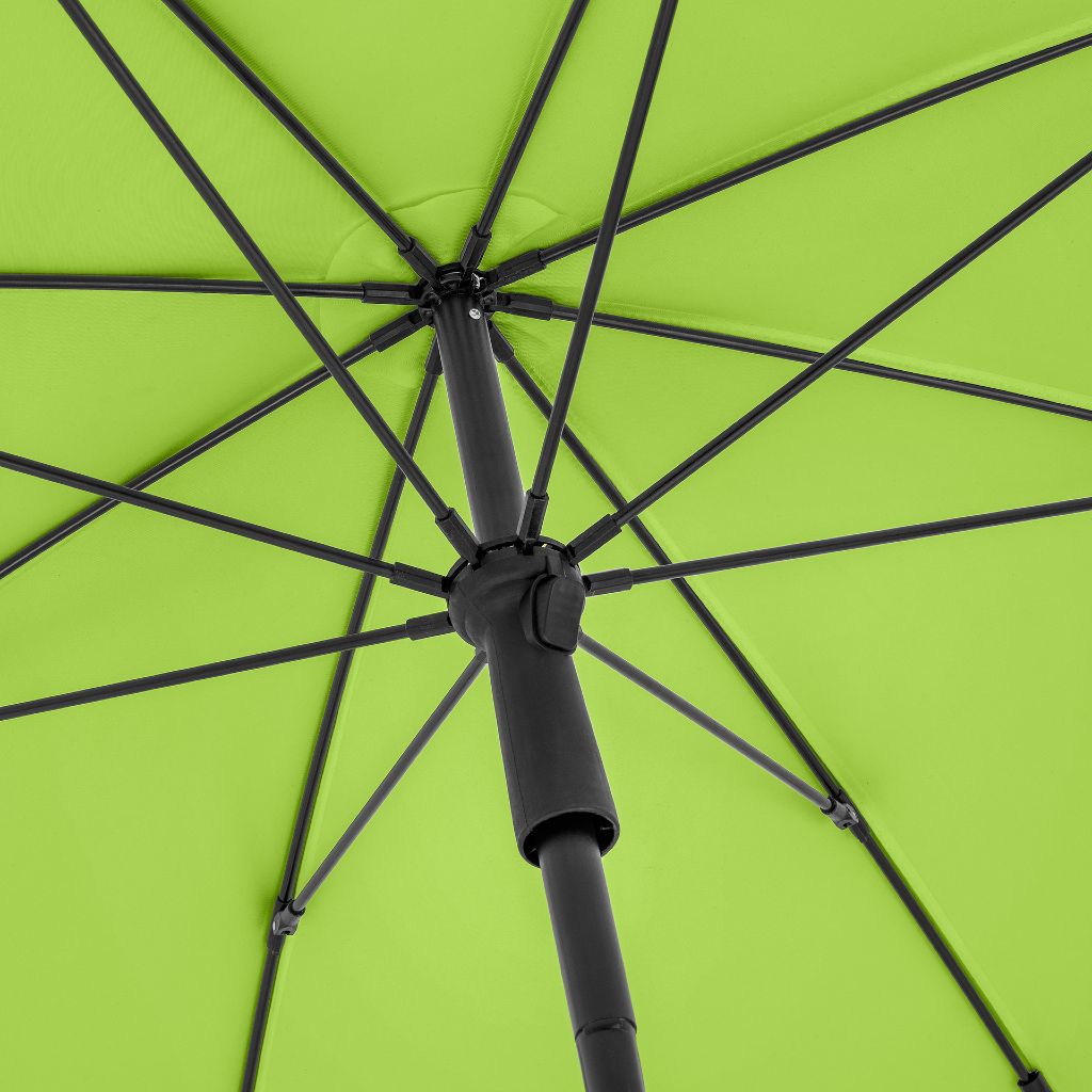 FARE Sonnenschirm Grasgruen Detail Gestell