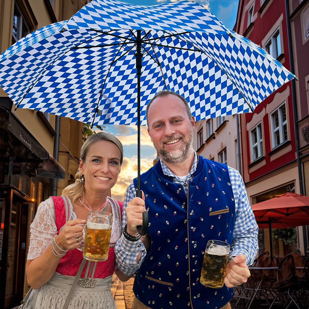 Rautenschirm Bayern Anwendung Oktoberfest