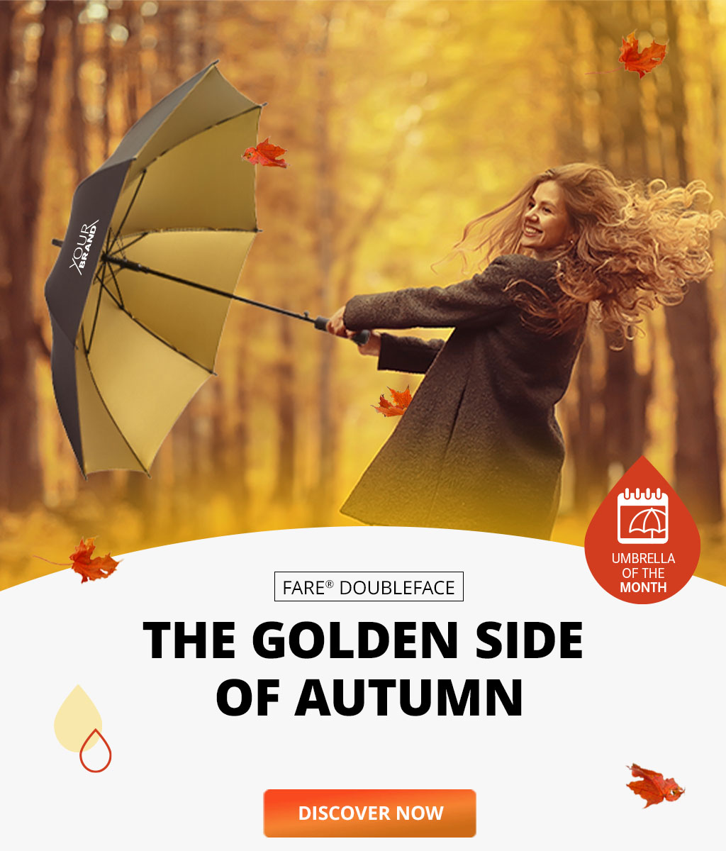 Umbrella of the month october: AC regular umbrella FARE® Doubleface
