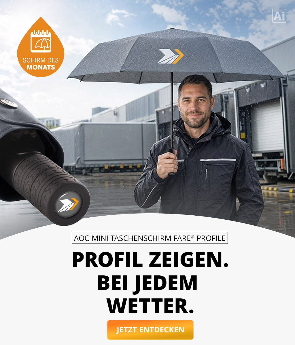 Schirm des Monats September: AOC-Mini-Taschenschirm FARE® Profile