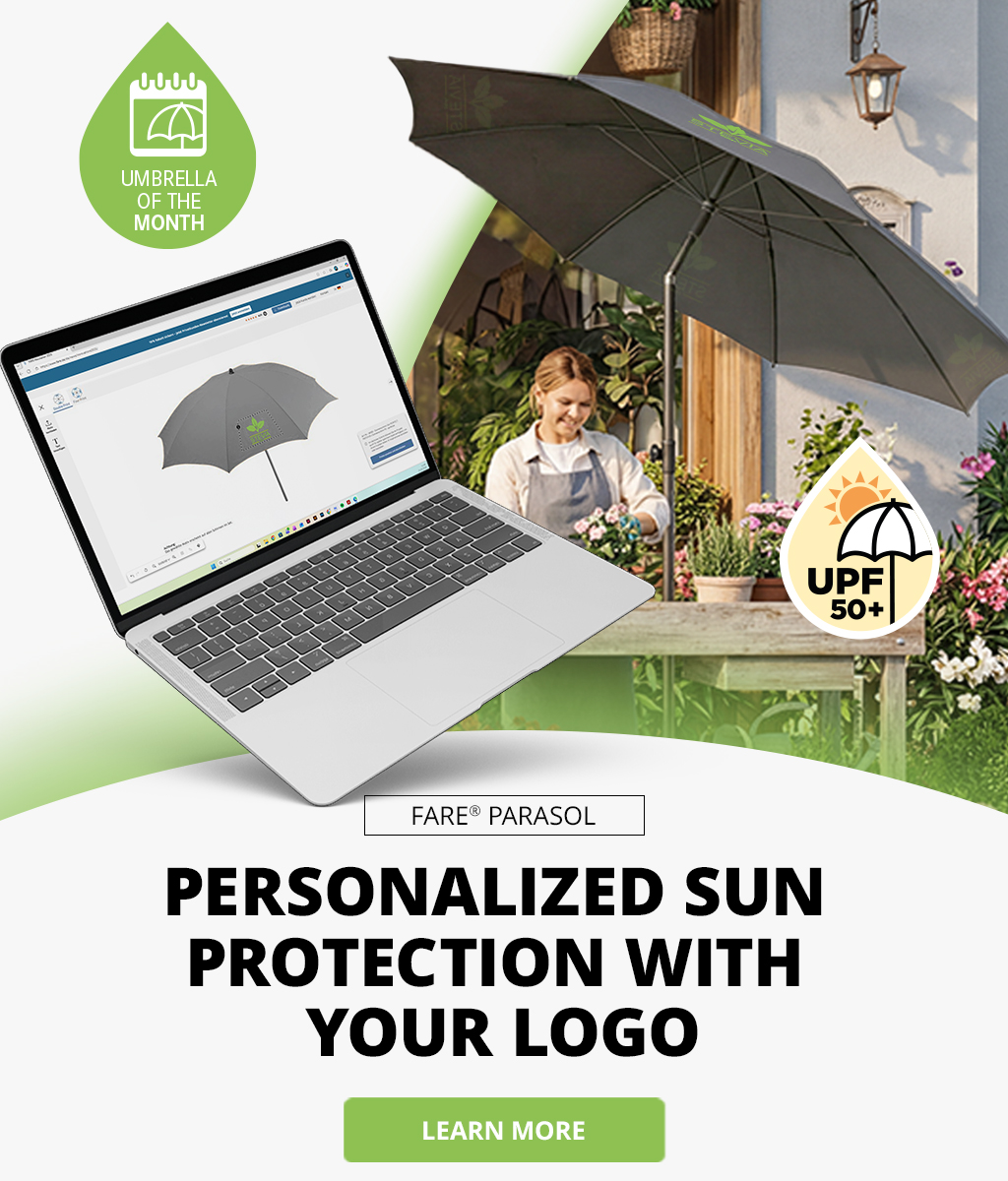 Umbrella of the month: Parasol L in grey