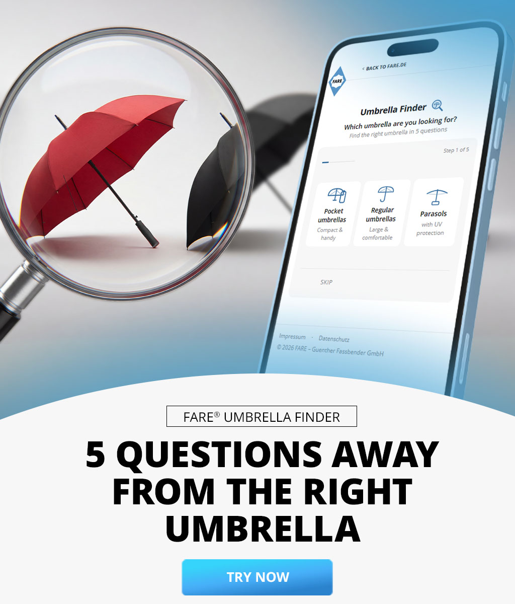 Hero Banner for the new Umbrella Finder