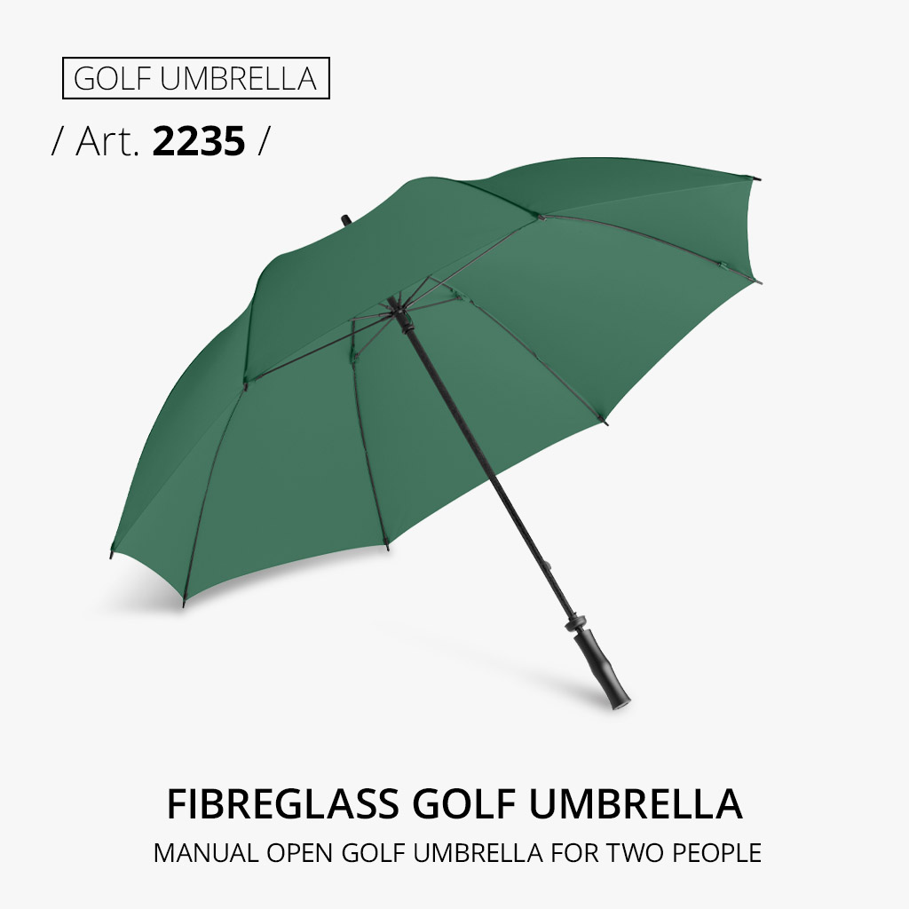 Golf umbrella: Fibreglass golf umbrella