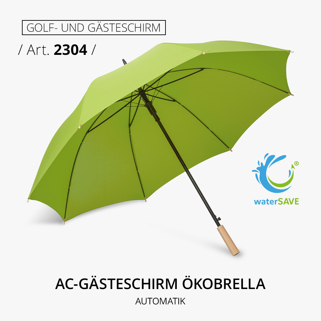 Highlight-Produkt: AC-Gästeschirm ÖkoBrella