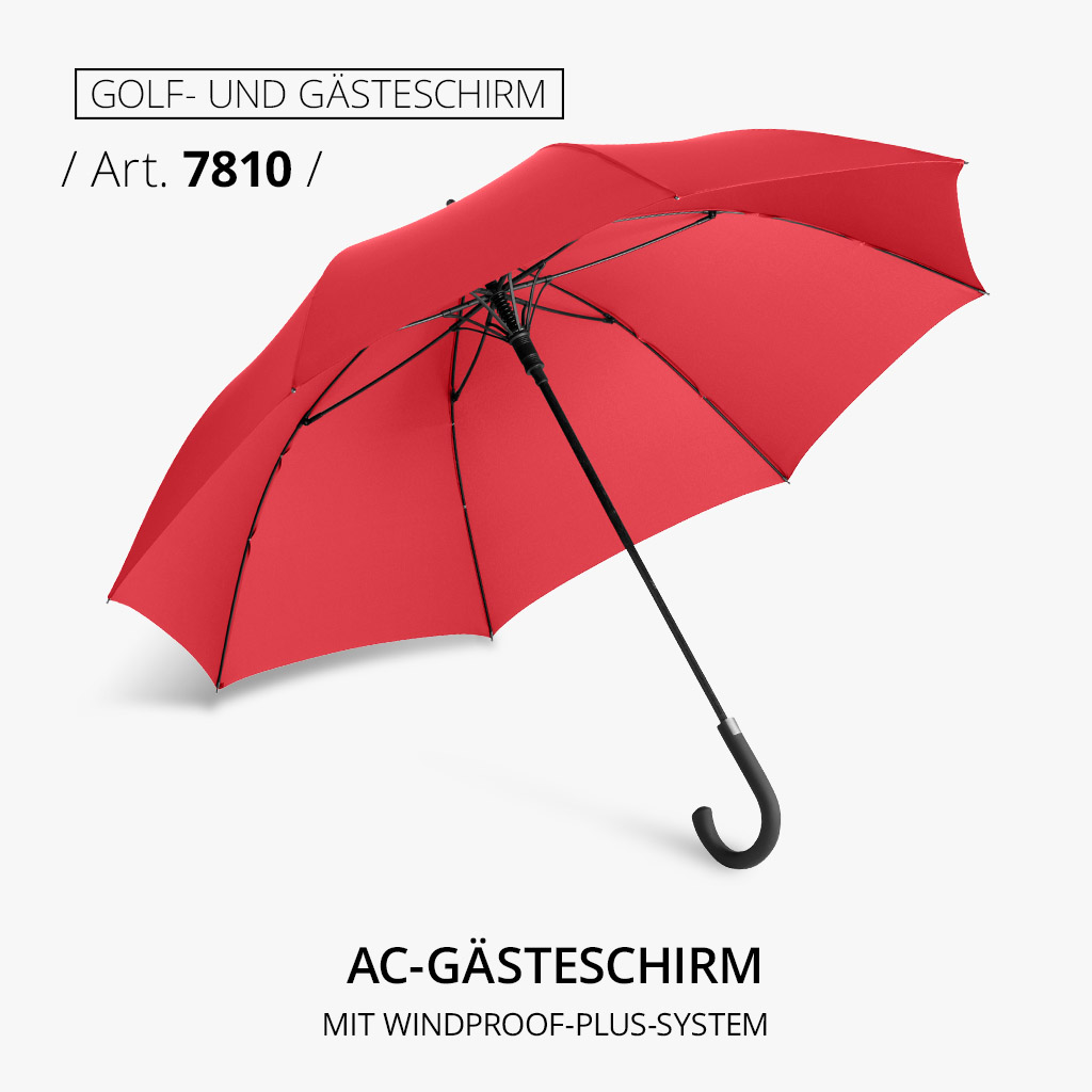 Highlight-Produkt: Fiberglas-Gästeschirm Windfighter® AC²