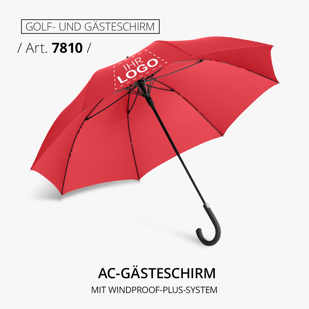 7810 Stockschirm rot