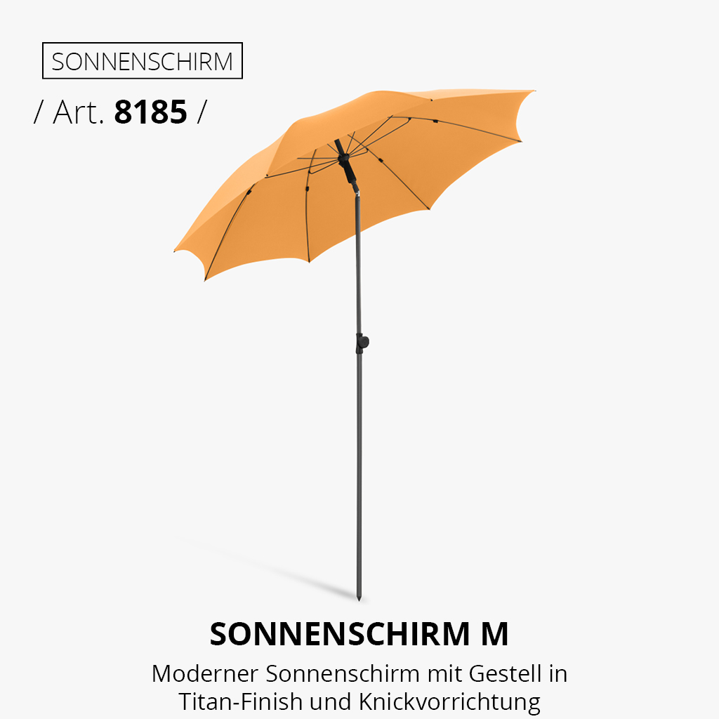 Highlight-Produkt: Sonnenschirm M in aprikose