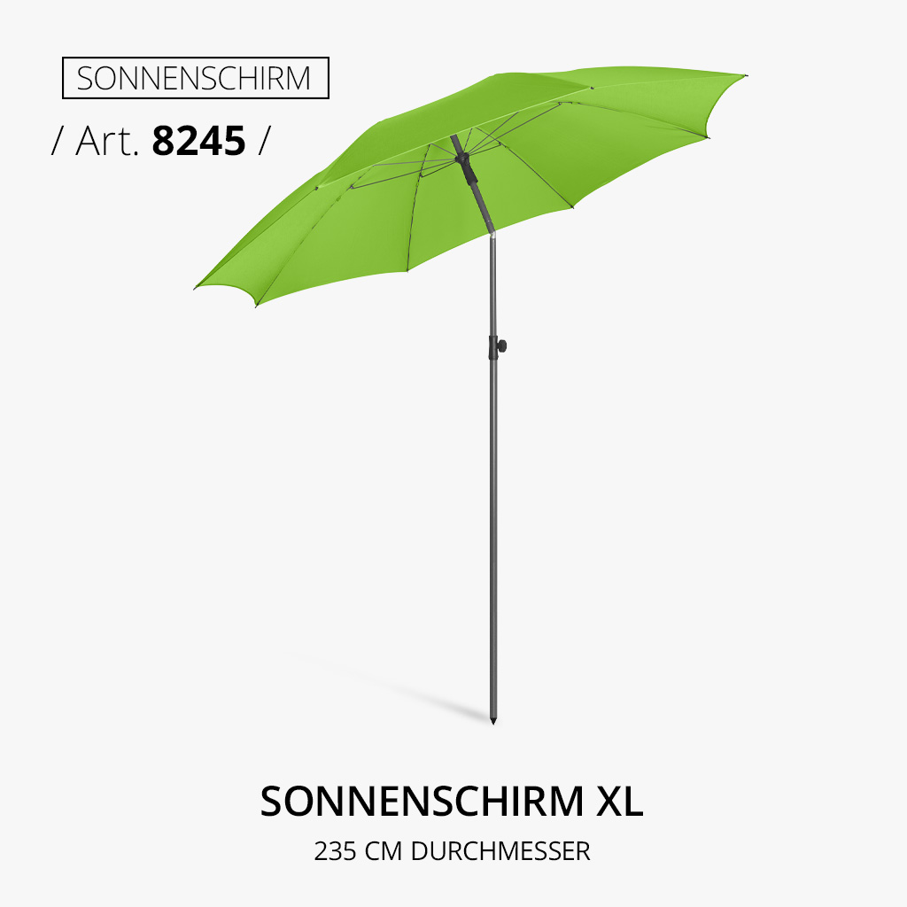 Highlight-Produkt: Sonnenschirm XL in grasgrün
