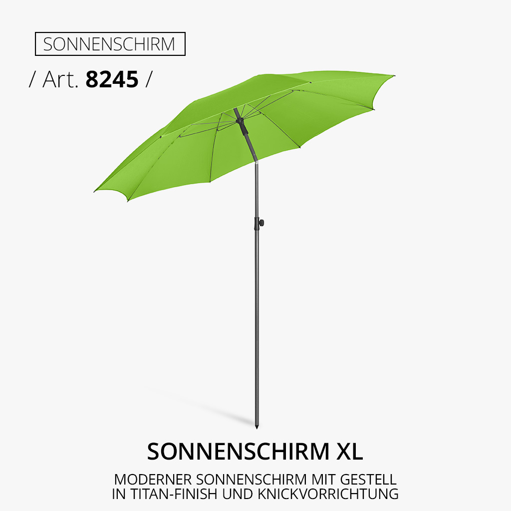 Highlight-Produkt: Sonnenschirm XL in limette