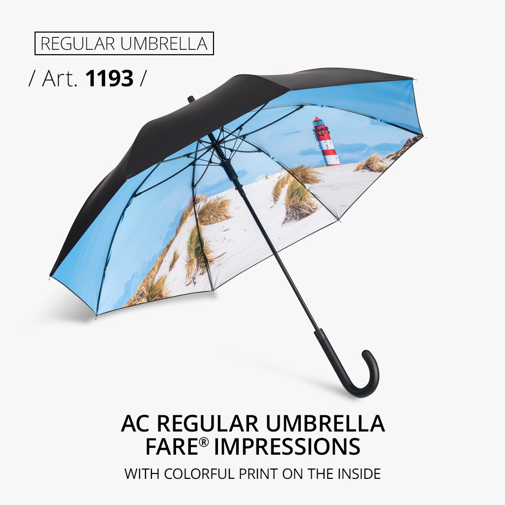 AC regular umbrella FARE® Impressions lighthouse
