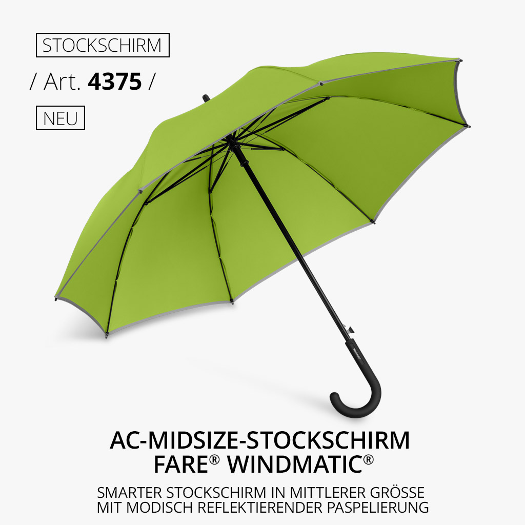 Highlight-Produkt: AC-Midsize-Stockschirm FARE® Windmatic®