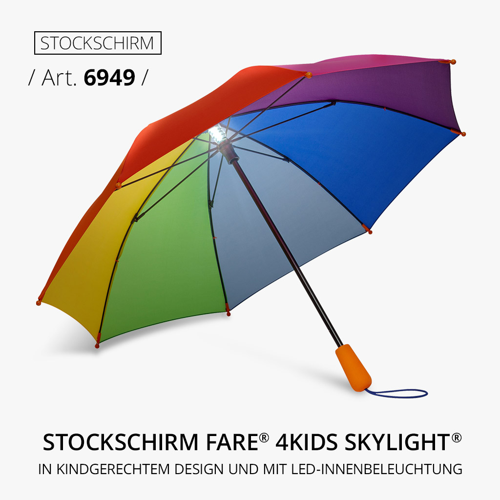 Highlight-Produkt: Stockschirm FARE® 4Kids Skylight®
