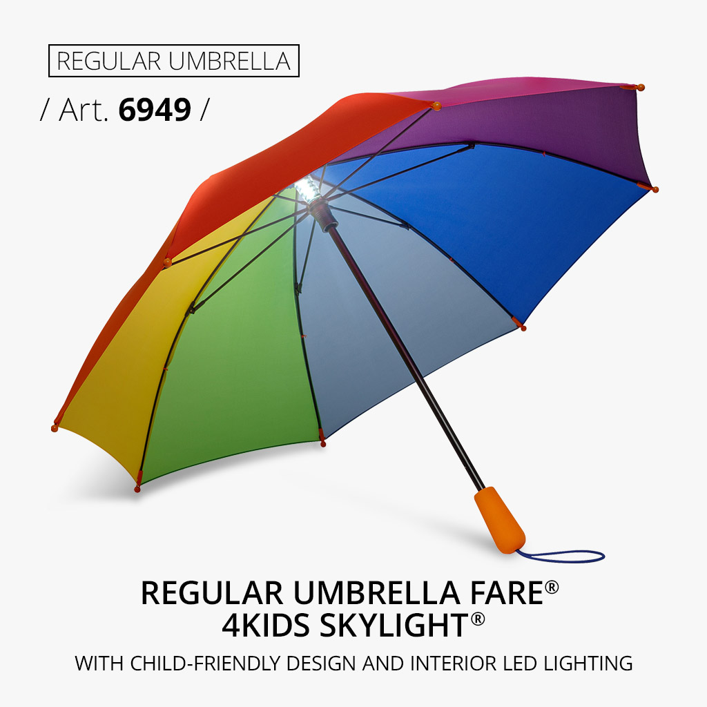 Regular Umbrella: Regular umbrella FARE® 4Kids Skylight®