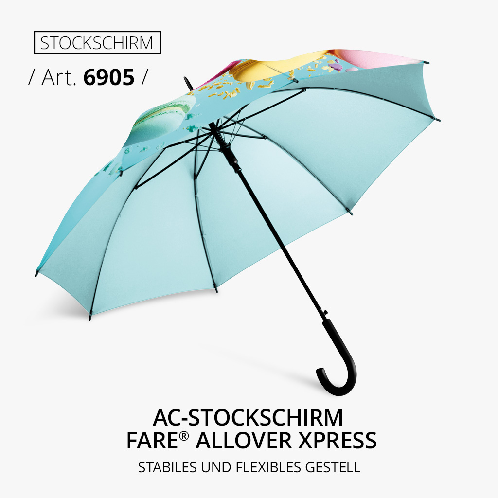 Highlight-Produkt: AC-Stockschirm FARE® Allover Xpress