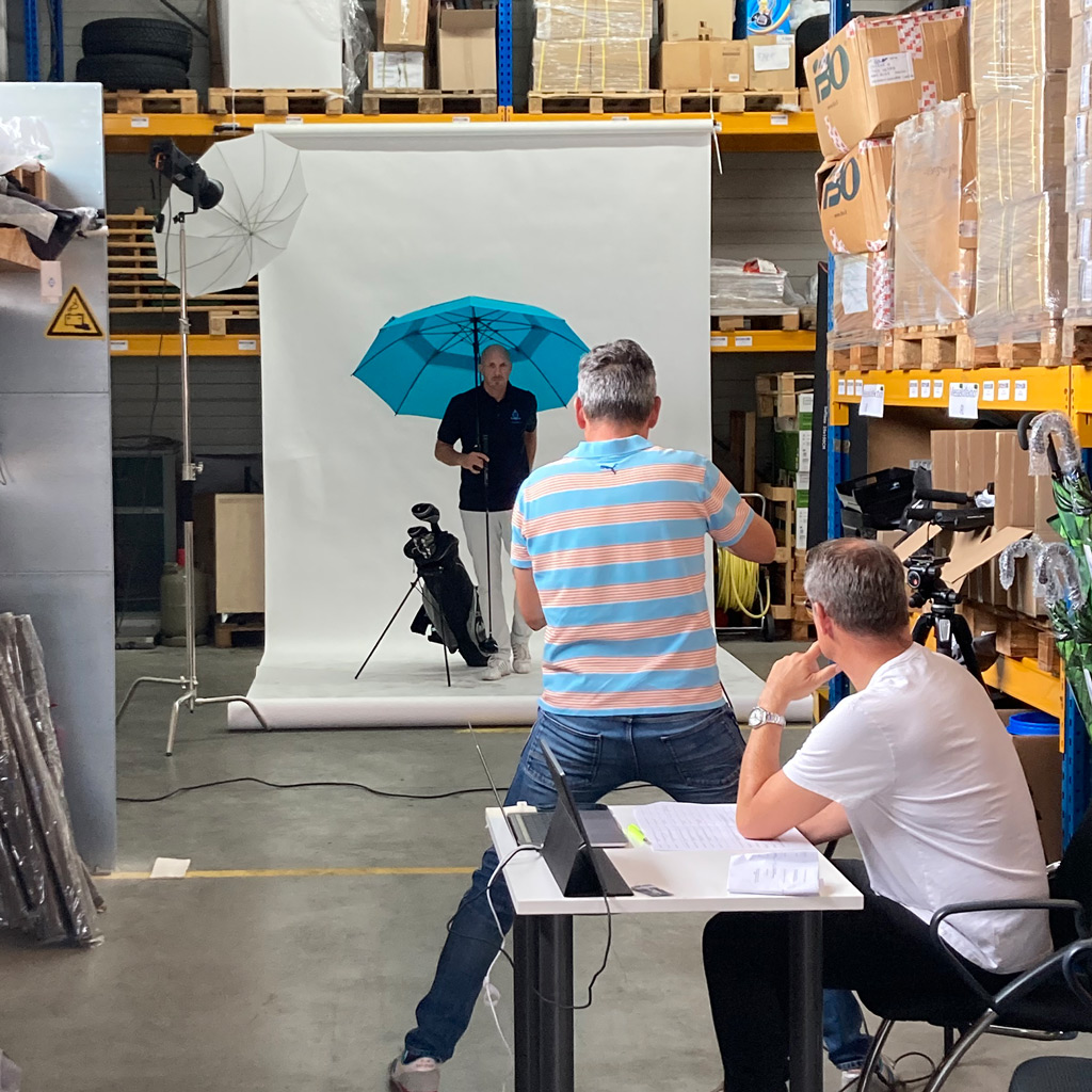 Fotoshooting bei FARE intern