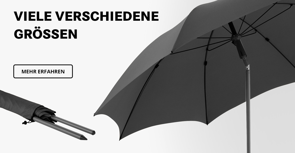 FARE Sonnenschirme in verschiedenen Größen für Garten, Gastronomie, Terrasse, Strand und Unternehmen
