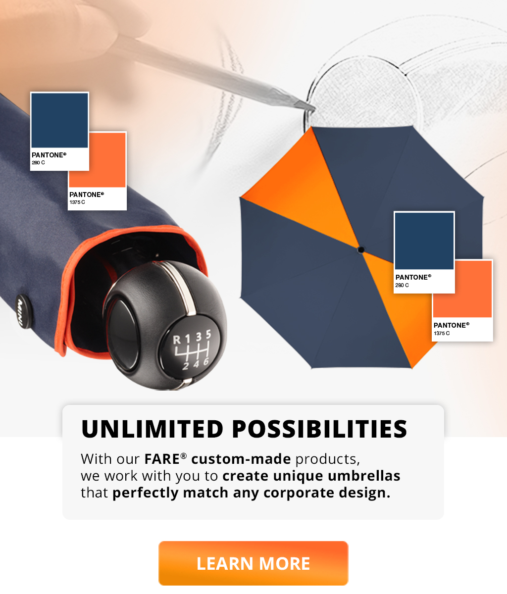 Custom-made products as promotional labelling