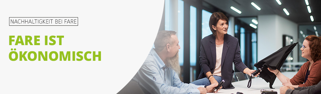 Ökonomisch Störer Banner