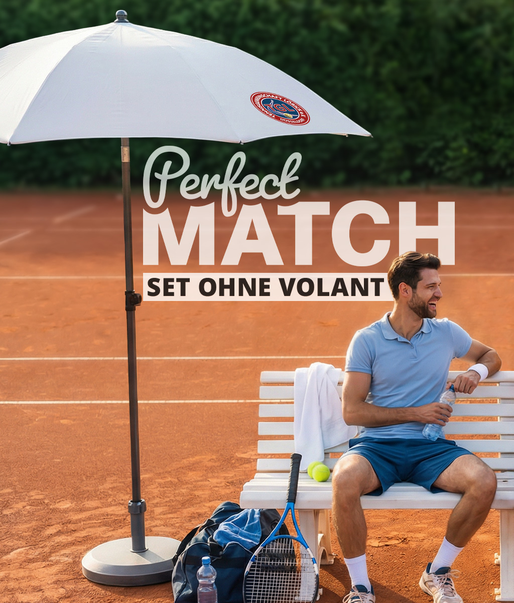 Sonnenschirm Bundle für Tenisvereine