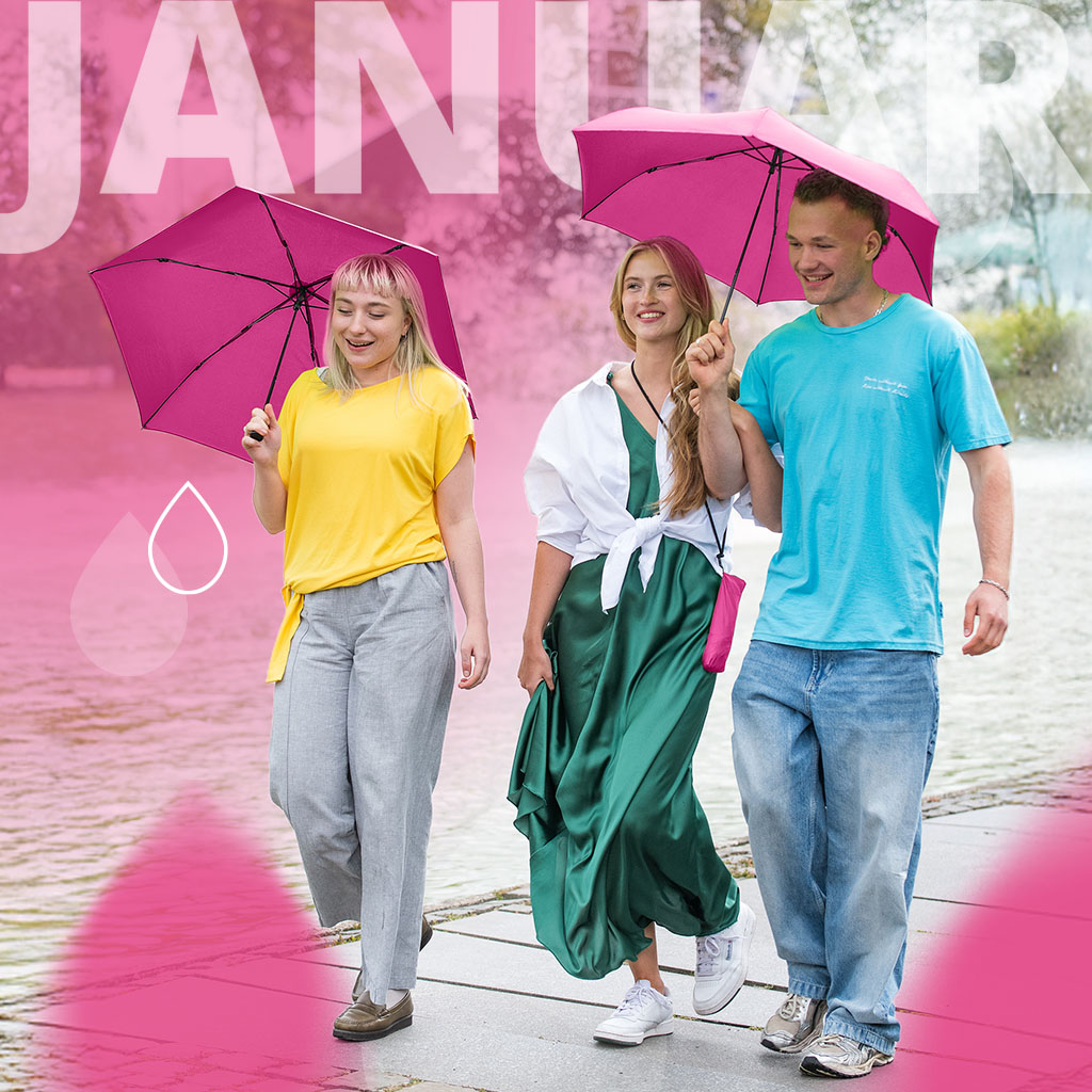 Schirm des Monats Januar: Mini-Taschenschirm FARE® FiligRain ToGo