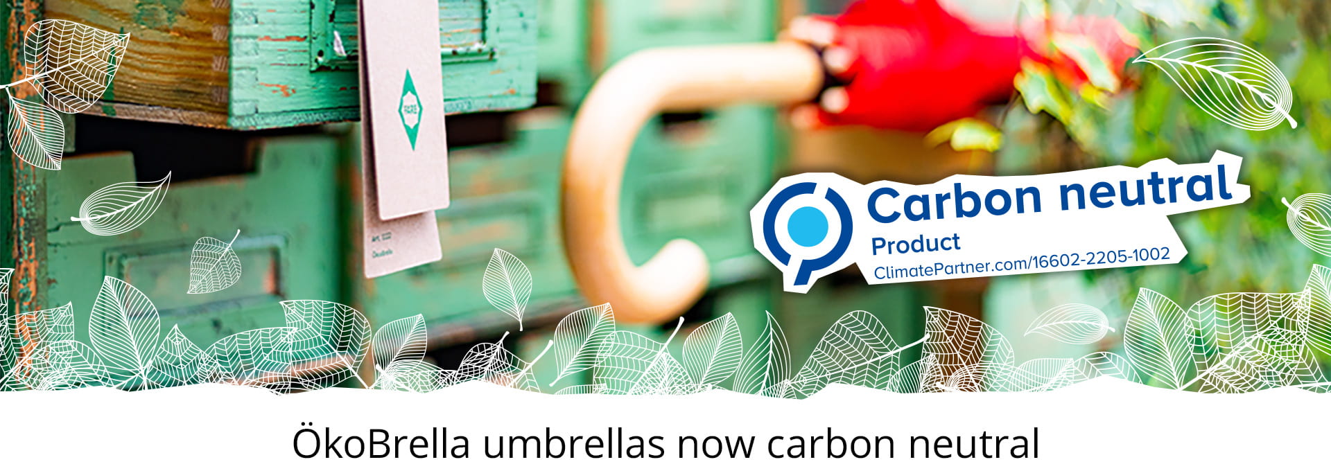 climate neutral ecobrella umbrellas by Fare